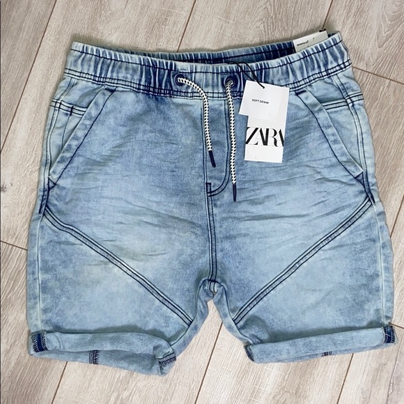 Zara Other - Zara I NWT Men's Stretchy Denim Shorts Size M